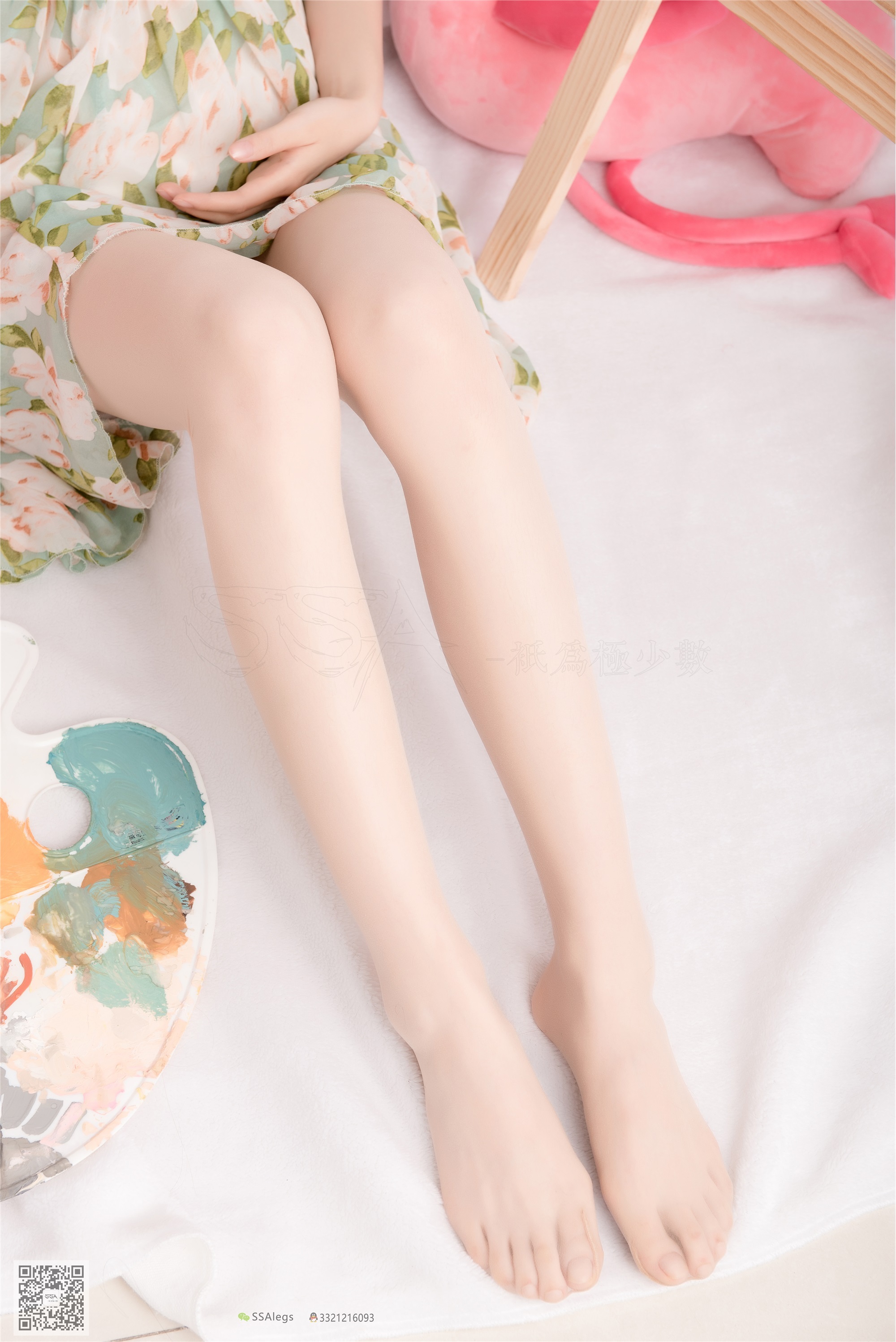 SSA丝社 NO.022 琪琪 化身灵魂画师肉丝美足特写